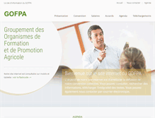 Tablet Screenshot of gofpa.fr